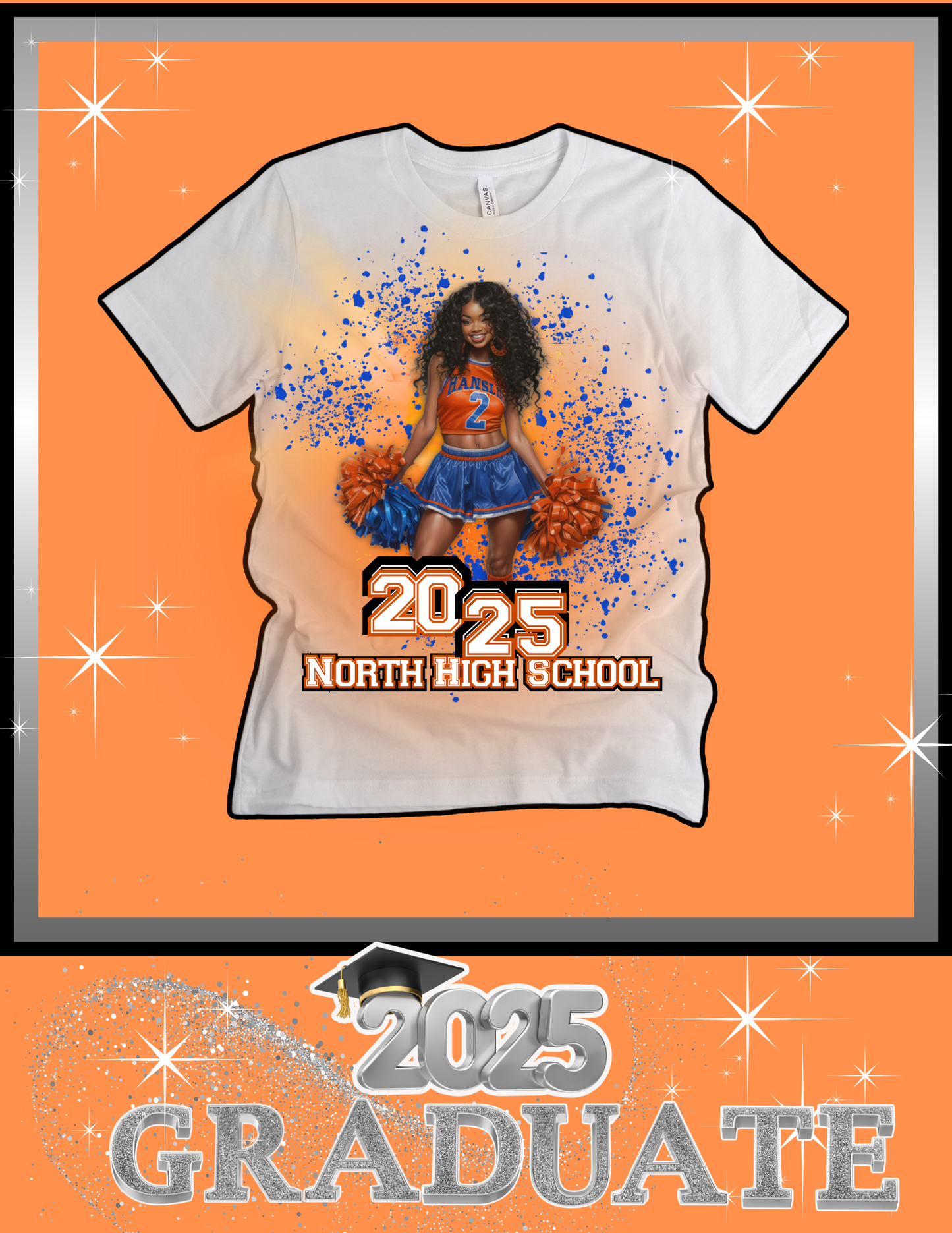GRADUATION CENTER DESIGN T SHIRT