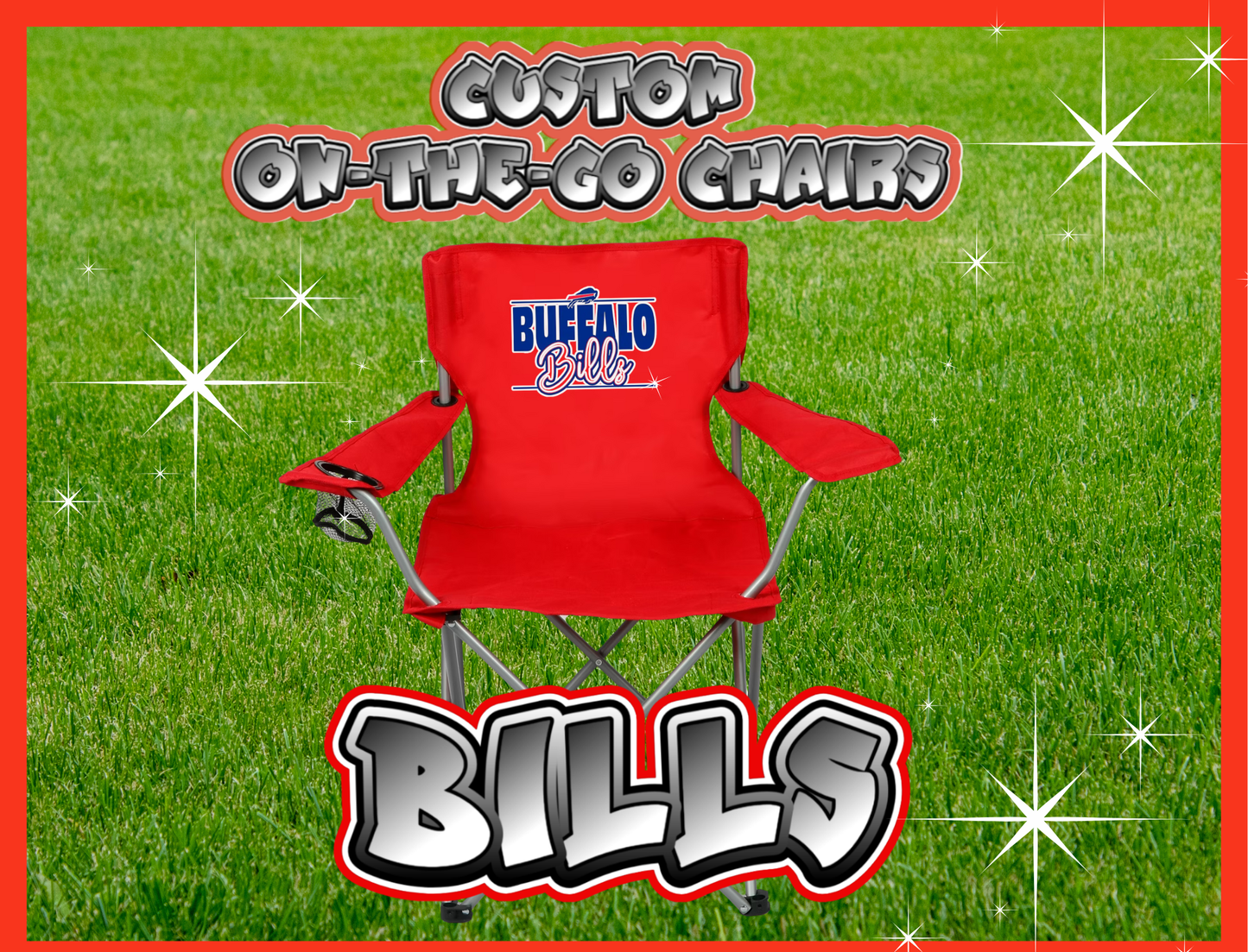 CUSTOM BILLS ON -THE-GO CHAIR