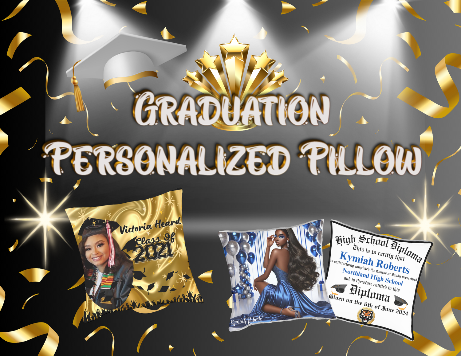 GRADUATION PERSONALIZED PILLOW