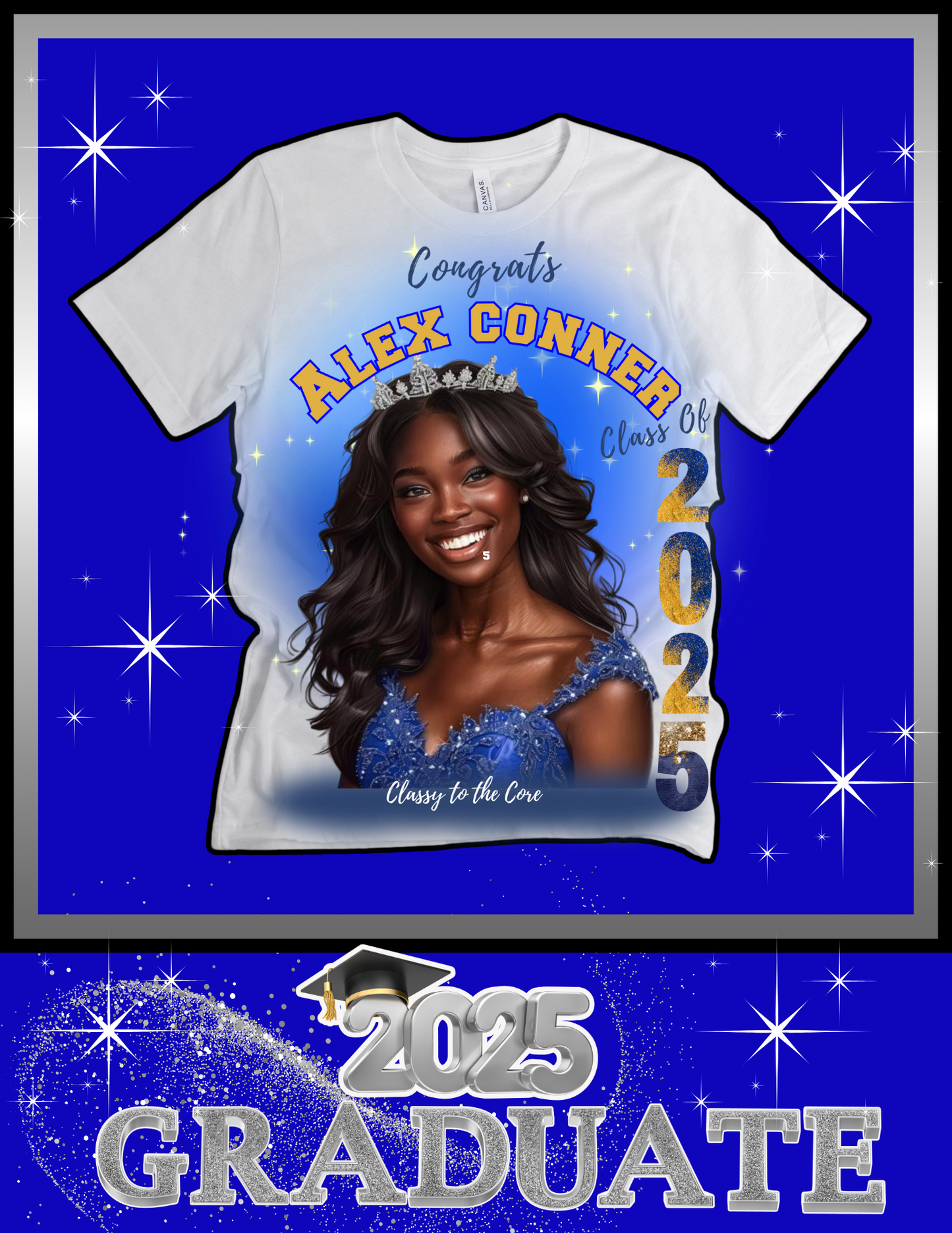 GRADUATION CENTER DESIGN T SHIRT
