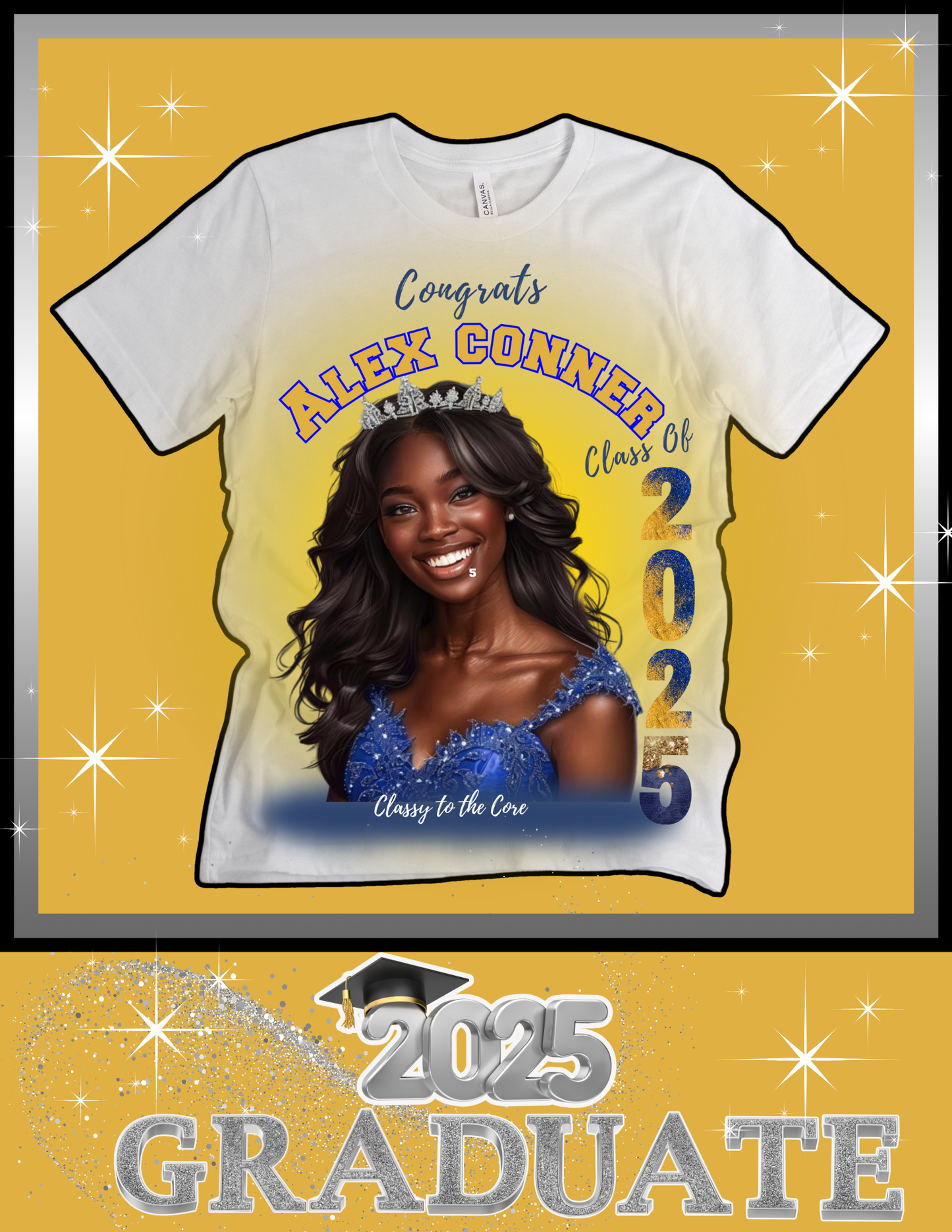 GRADUATION CENTER DESIGN T SHIRT