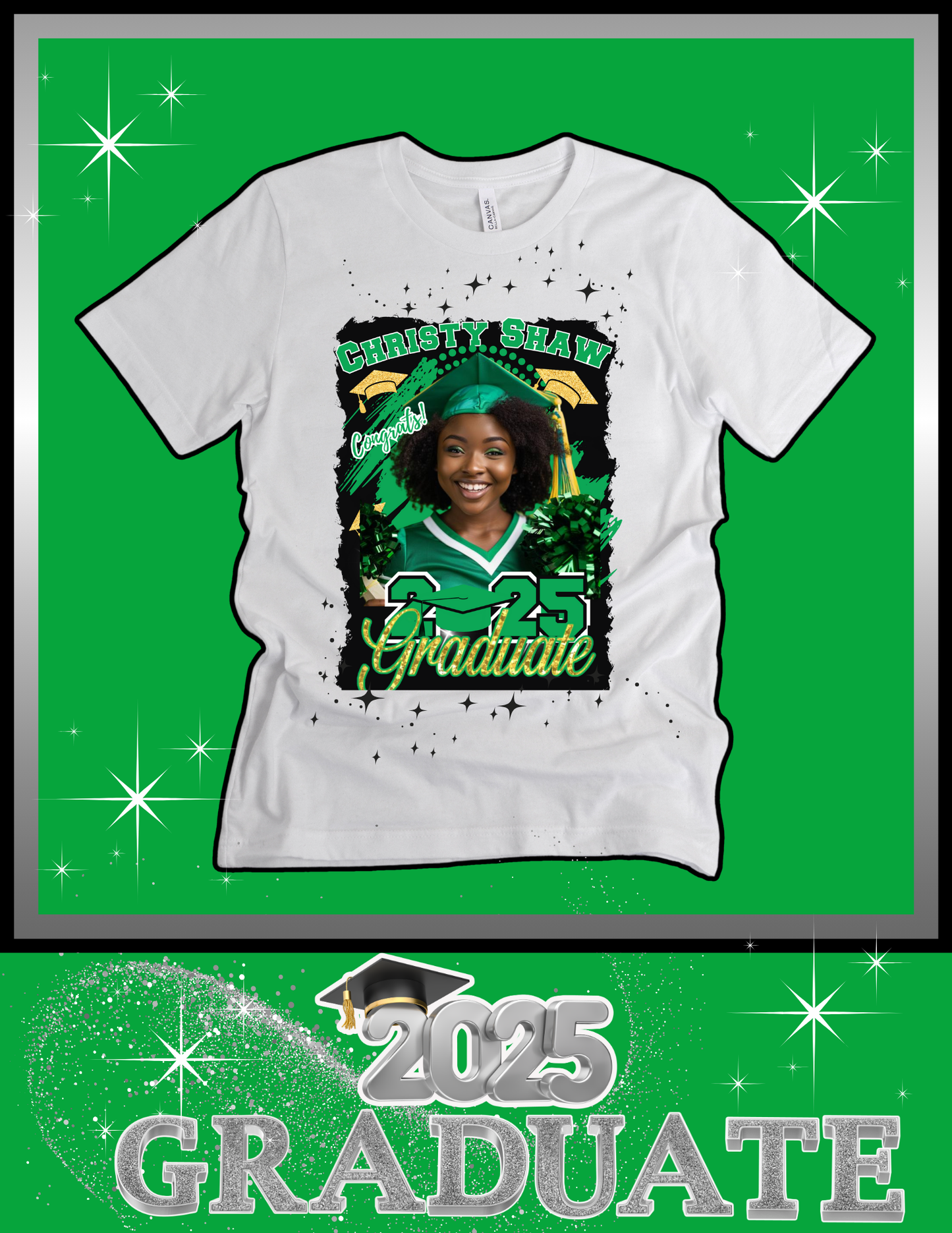 GRADUATION CENTER DESIGN T SHIRT