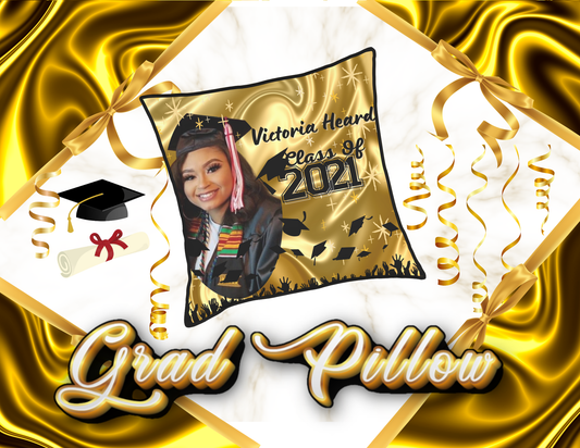 GRADUATION SINGLE SIDED PILLOW