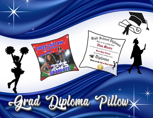 GRADUATION DOUBLE SIDED PILLOW