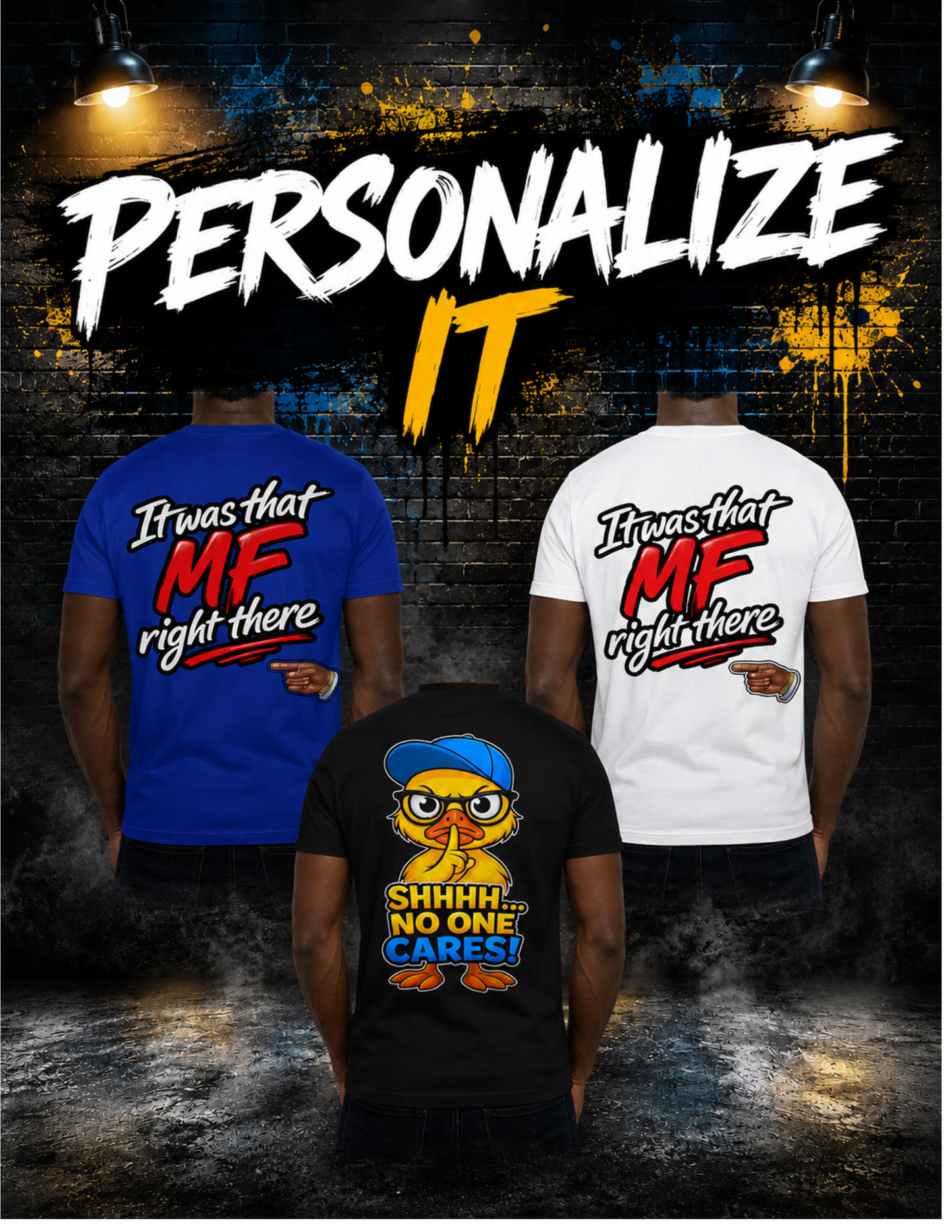 PERSONALIZED MENS T SHIRTS