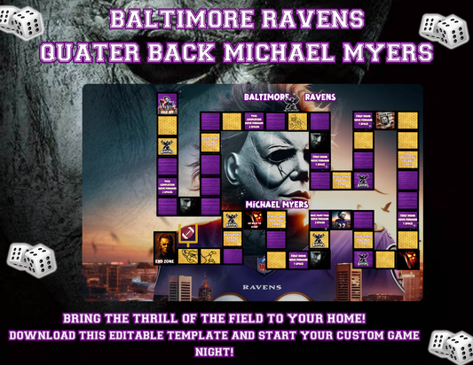 Baltimore Ravens & Michael Myers Downloadable Board Game