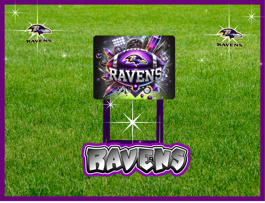 CUSTOM RAVENS FOLDING TRAY