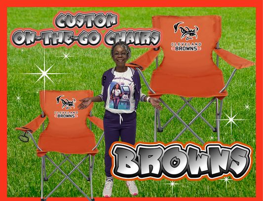 CUSTOM BROWNS ON-THE-GO CHAIR SET
