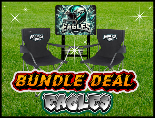 CUSTOM EAGLES CHAIR & TRAY SET