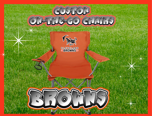 CUSTOM BROWNS ON-THE-GO CHAIR