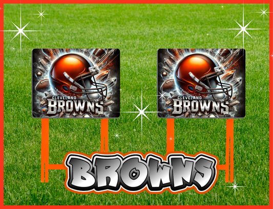 CUSTOM BROWNS FOLDING TRAY SET