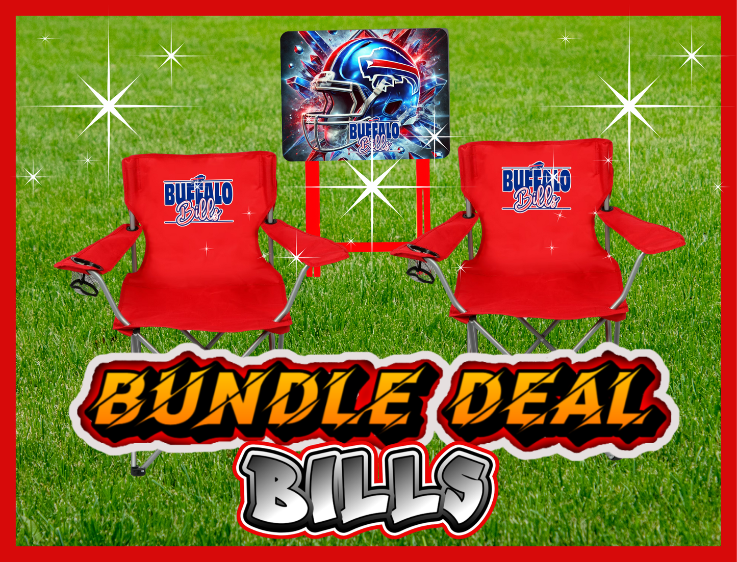 CUSTOM BILLS CHAIR & TRAY SET